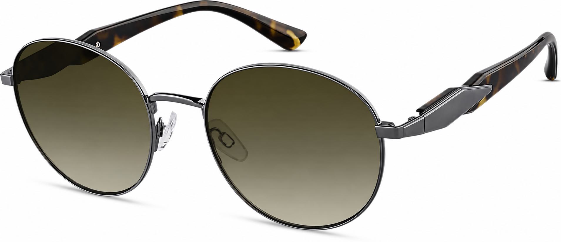 Round Sunglasses · Gray · reference