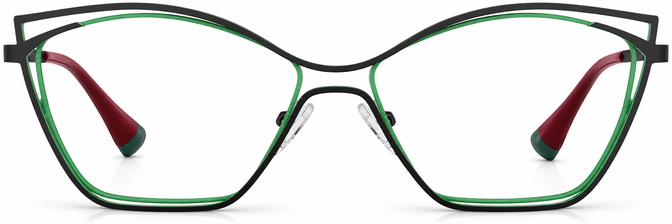 Black Cat-Eye Glasses · Black · reference
