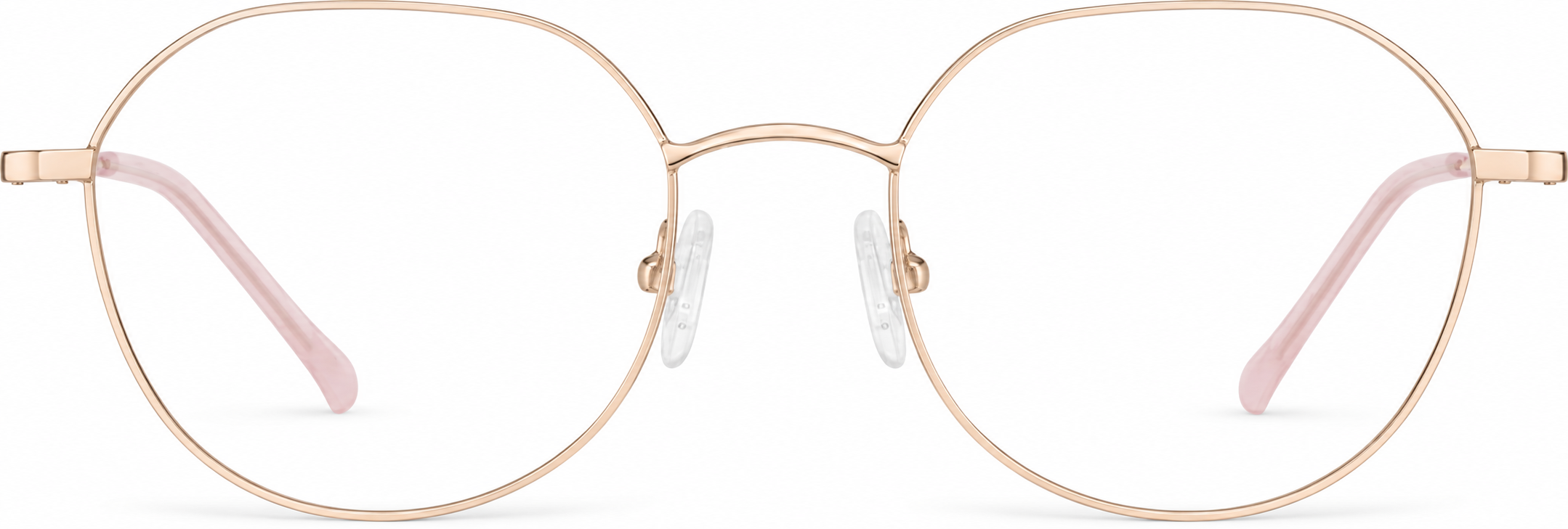 Rose Gold Geometric Glasses · Rose Gold · reference