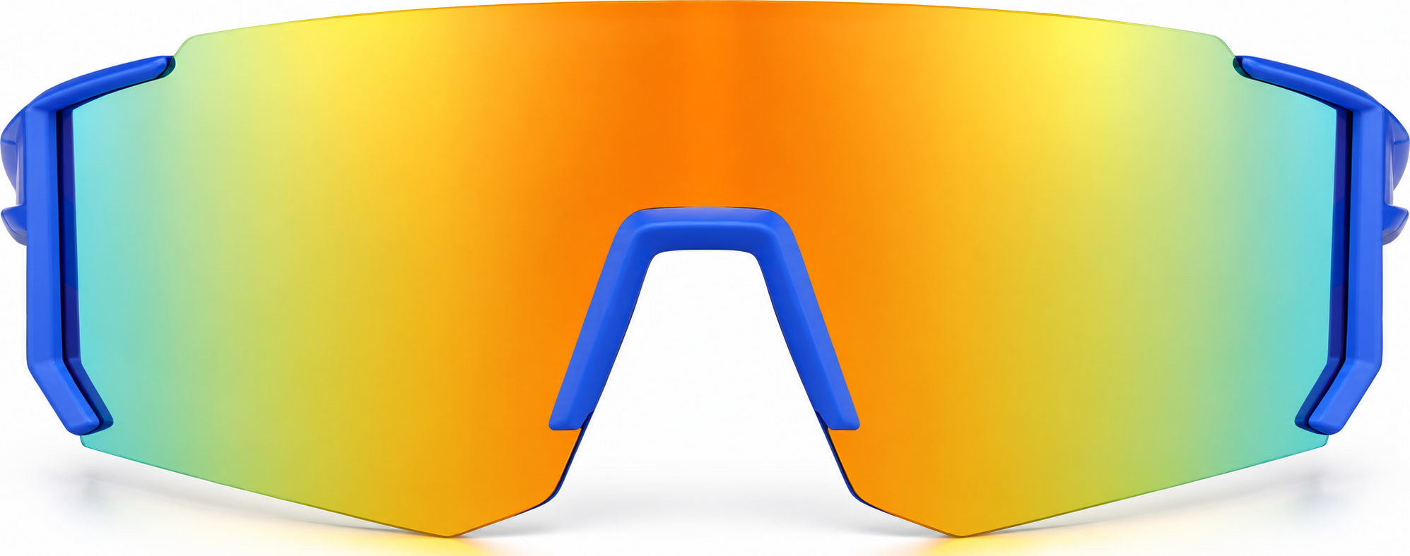 Blue Wrap-Around Sunglasses · Blue · reference