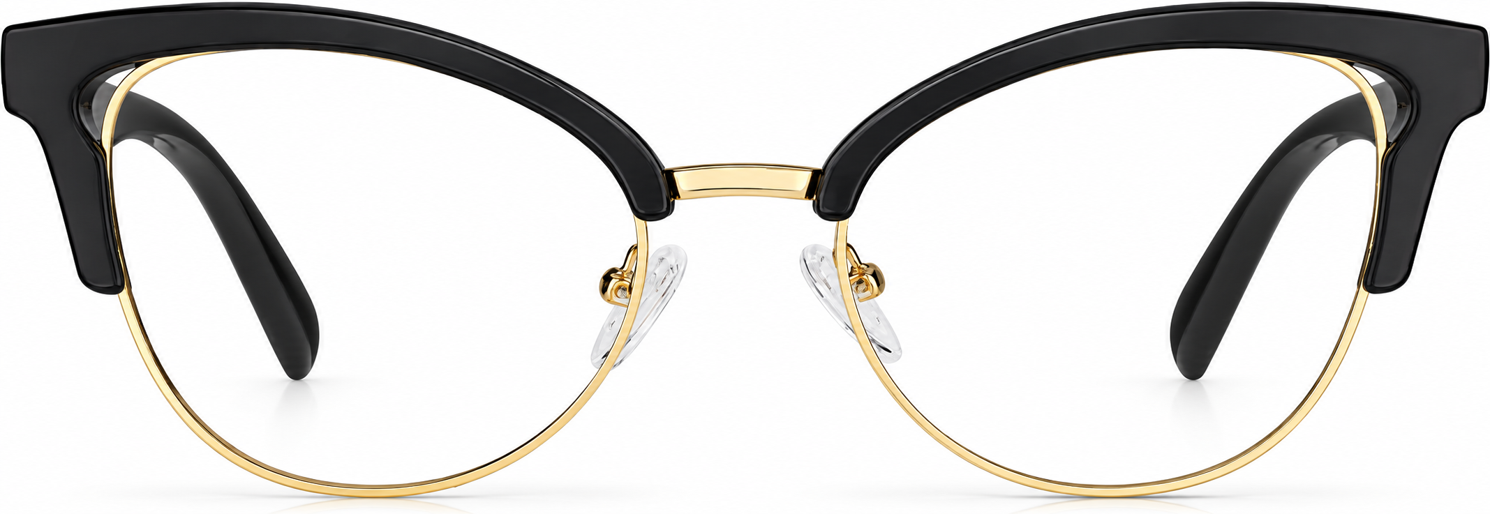Black Cat-Eye Glasses · Black · reference