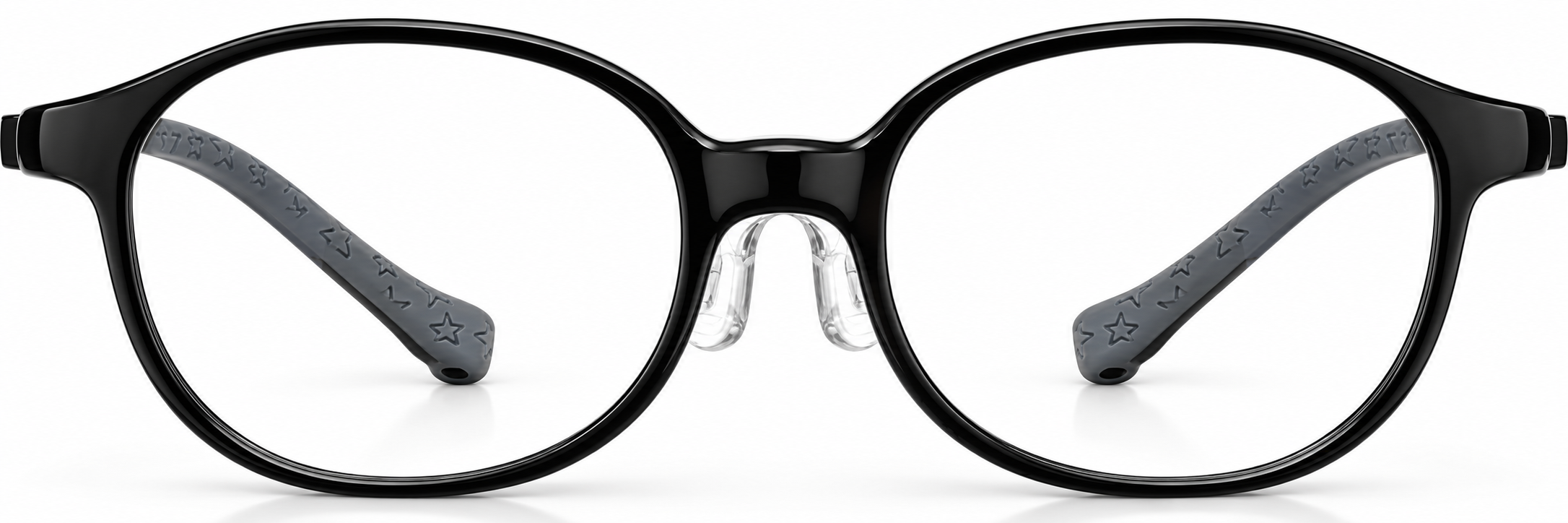 Black Oval Glasses · Black · reference