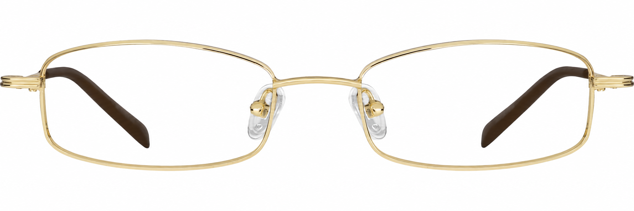 Gold Rectangle Glasses · Gold · reference