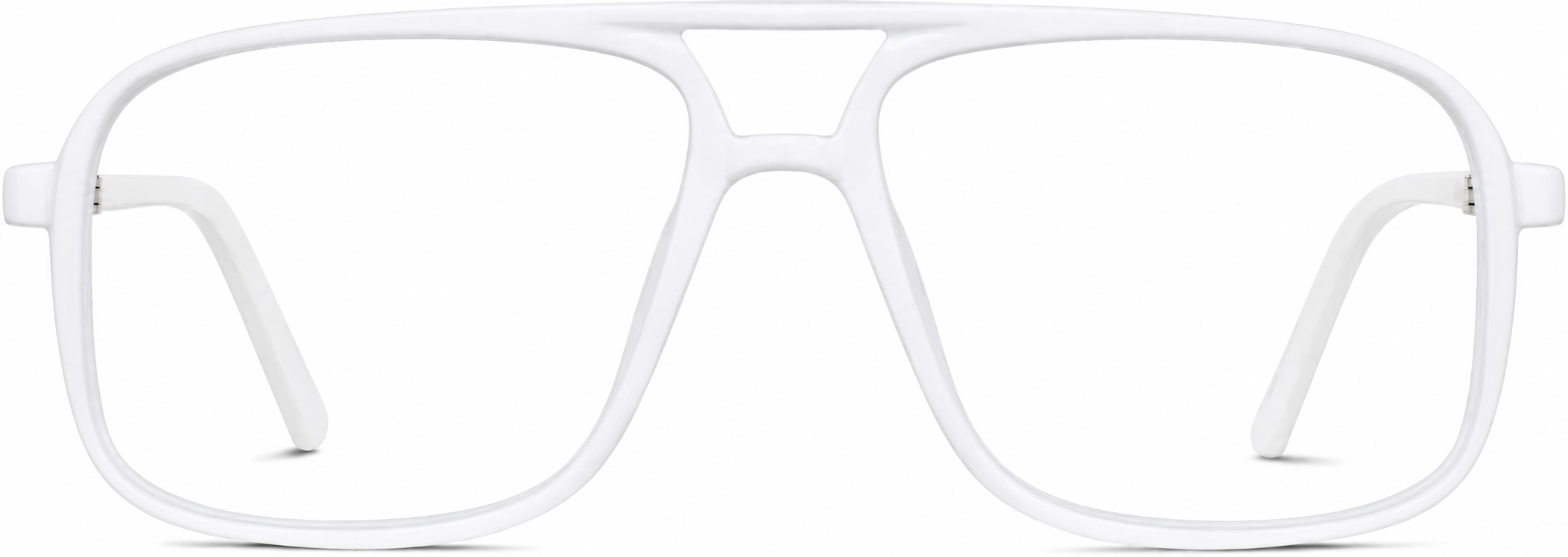 White Aviator Glasses · White · reference