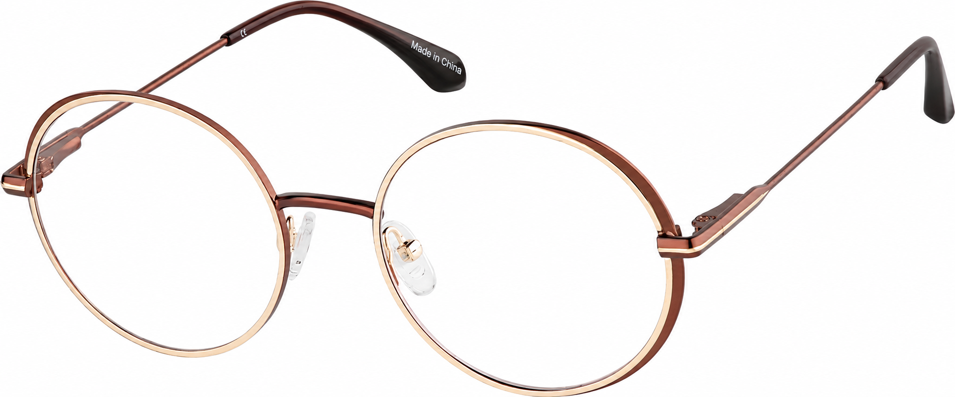 Brown Round Glasses · Brown · reference