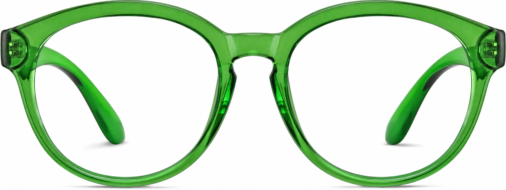 Green Round Glasses · Green · reference