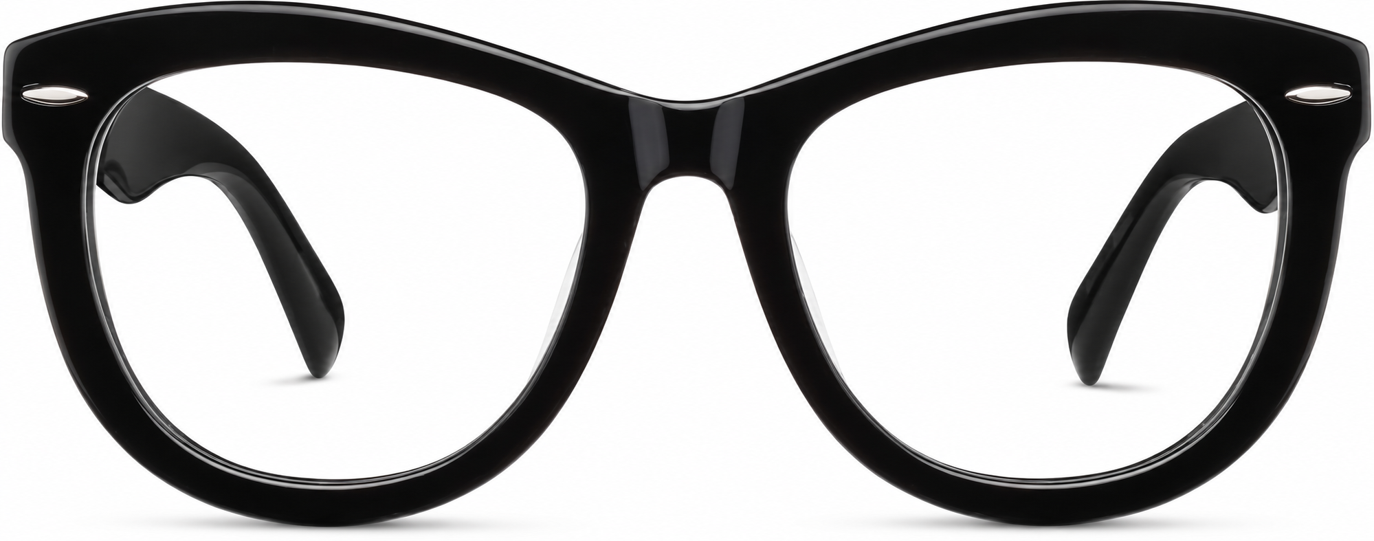 Black Square Glasses · Black · reference