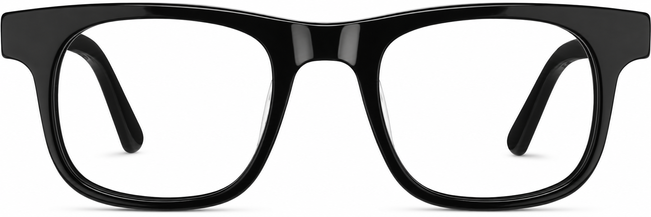 Black Square Glasses · Black · reference