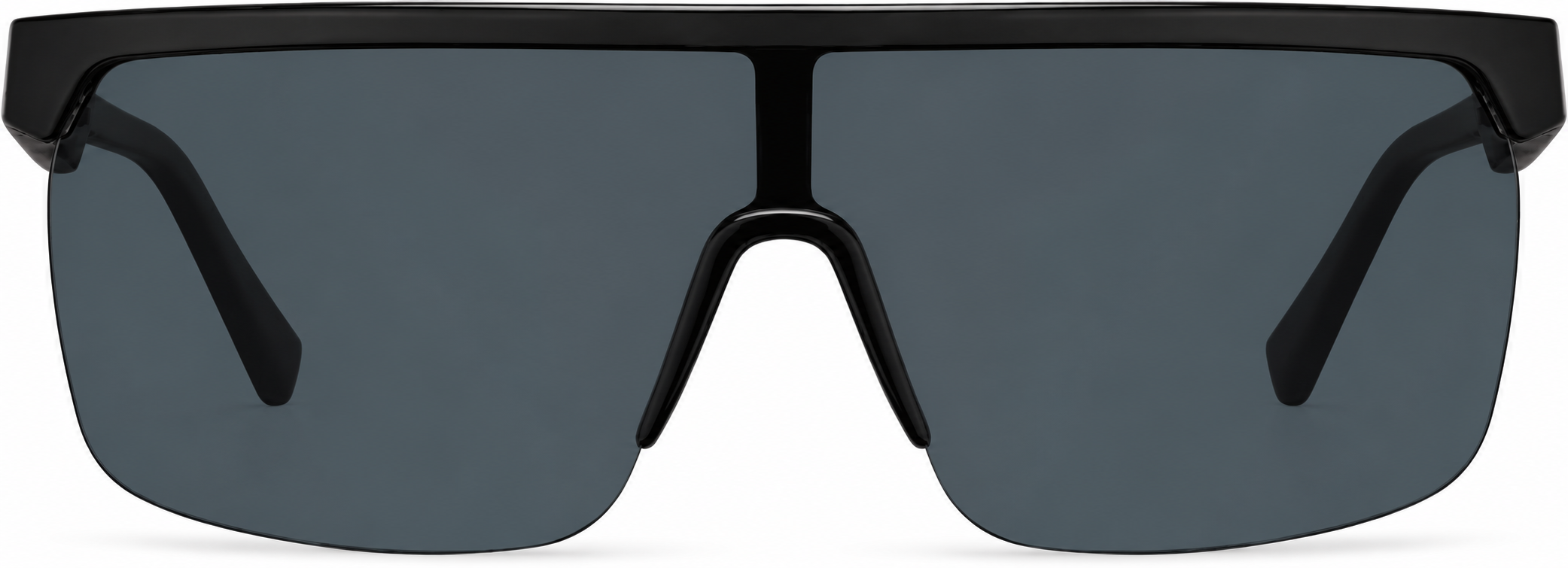 Black Wrap-Around Polarized Sunglasses · Black · reference