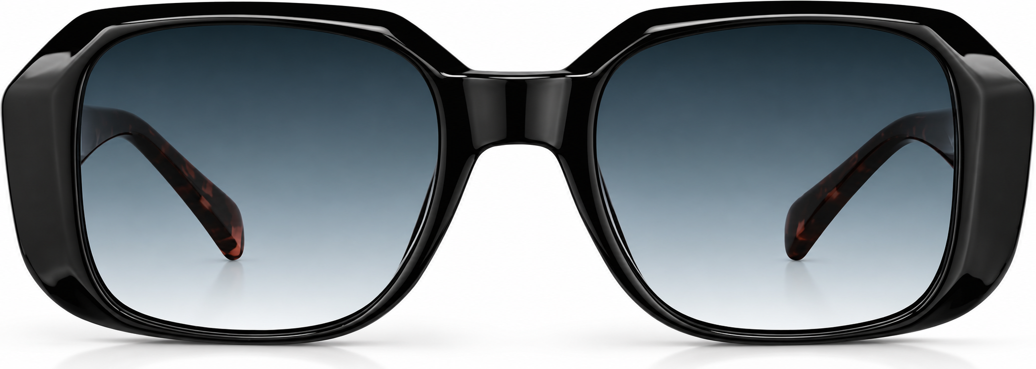 Black Geometric Glasses · Black · reference