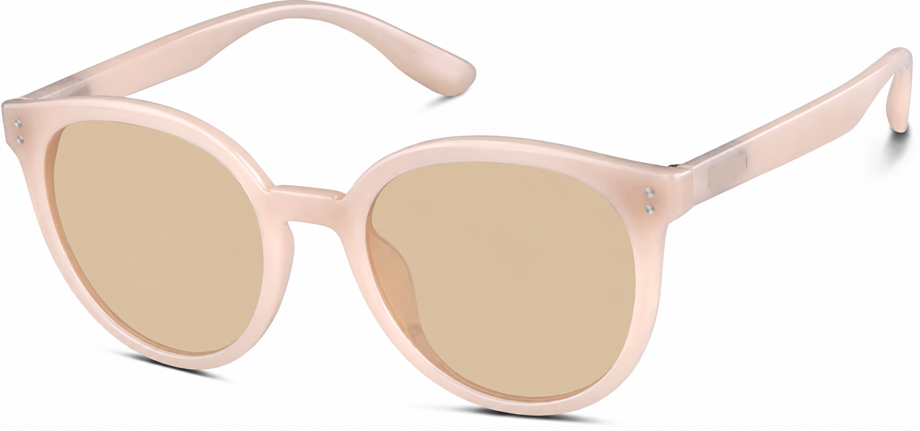 Premium Round Sunglasses · Pink · reference