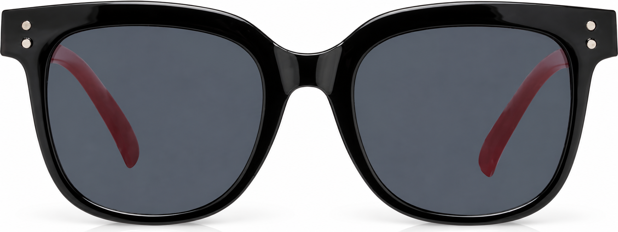 Black Kids' Square Sunglasses · Black · reference