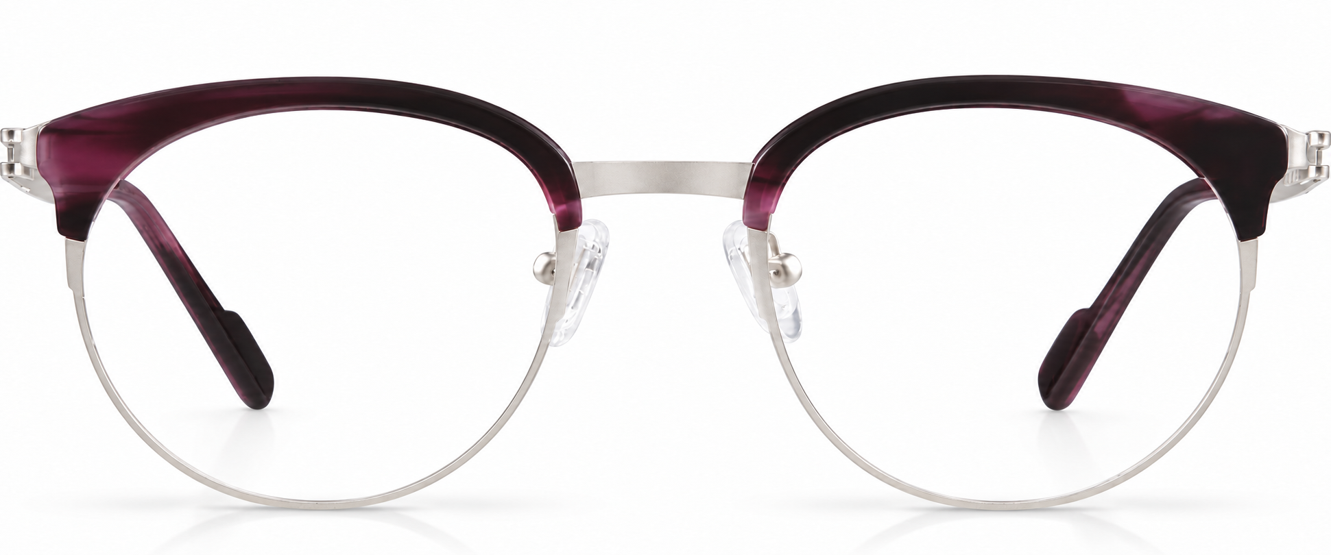 Berry Browline Glasses · Berry · reference