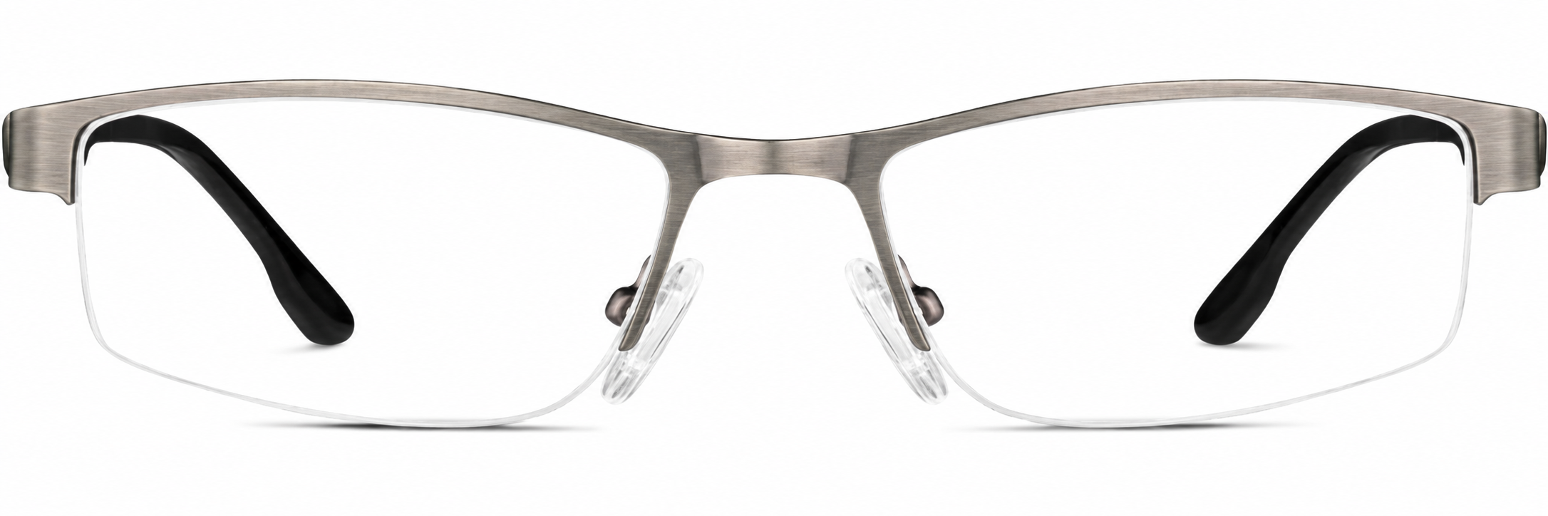Gray Rectangle Glasses · Gray · reference