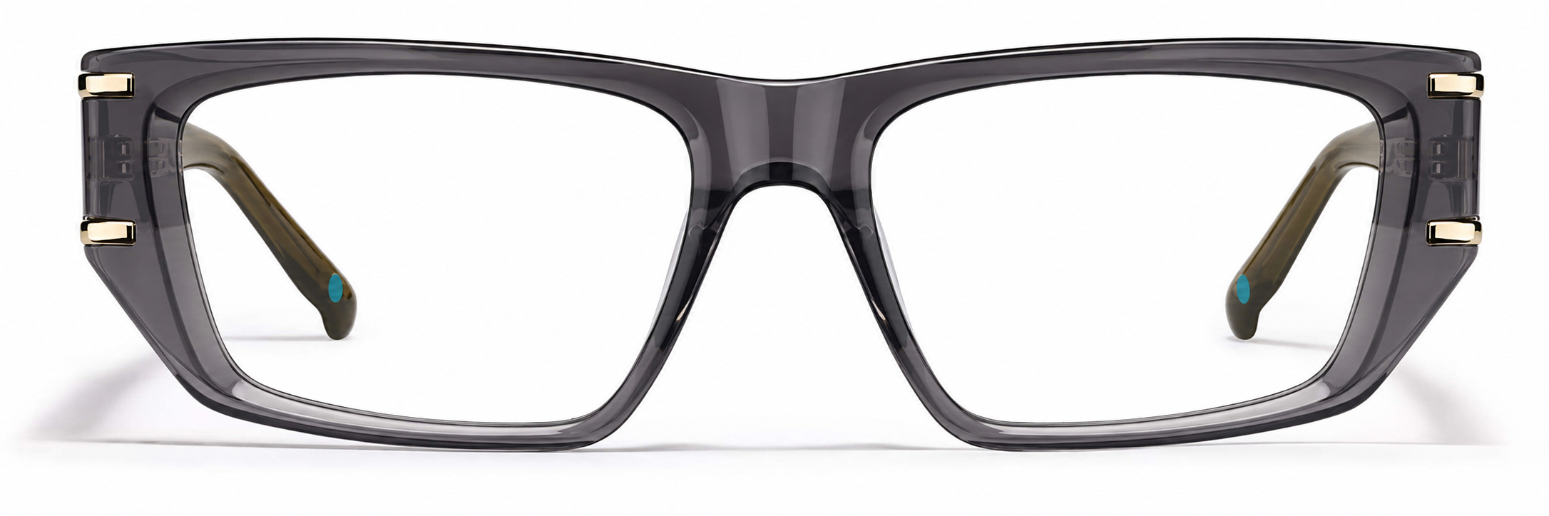 Gray Geometric Glasses · Gray · reference