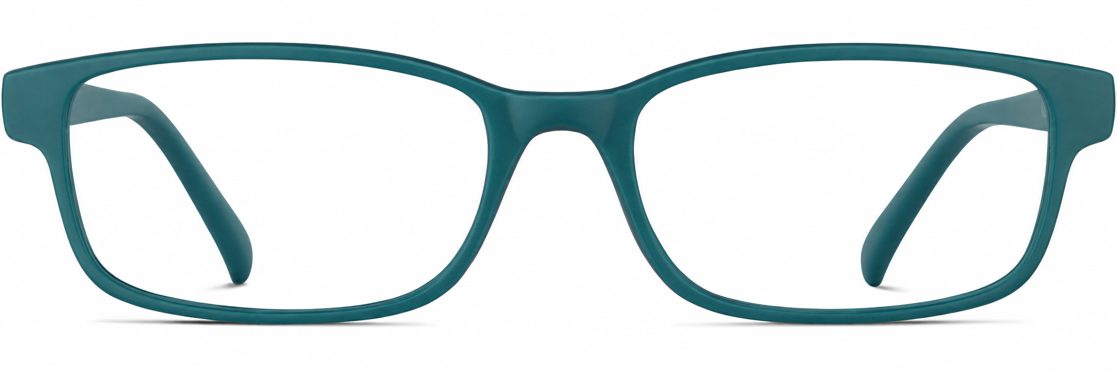 Teal Rectangle Glasses · Teal · reference