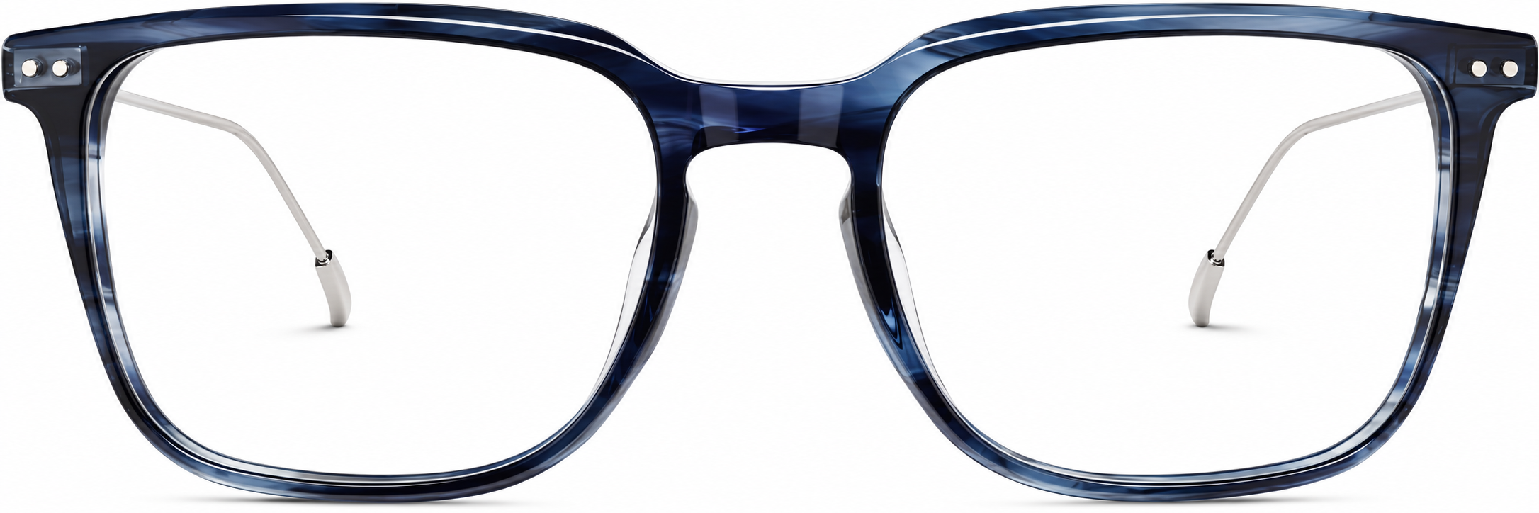Blue Square Glasses · Blue · reference