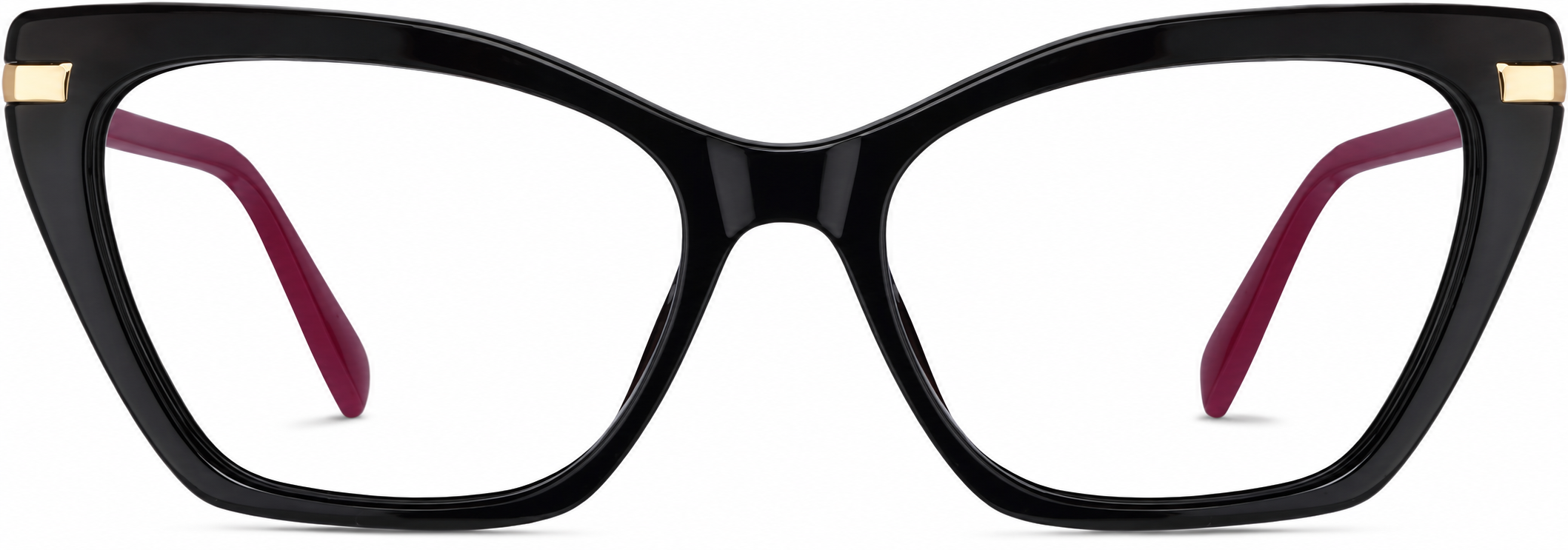 Black Cat-Eye Glasses · Black · reference