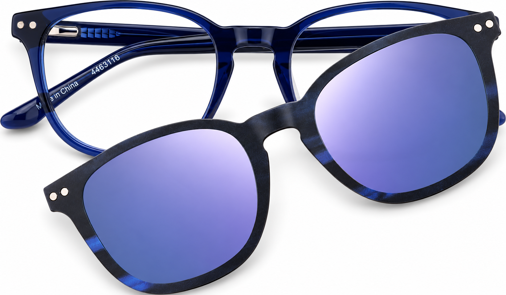Blue Square Magnetic Snap-On Set · Blue · reference