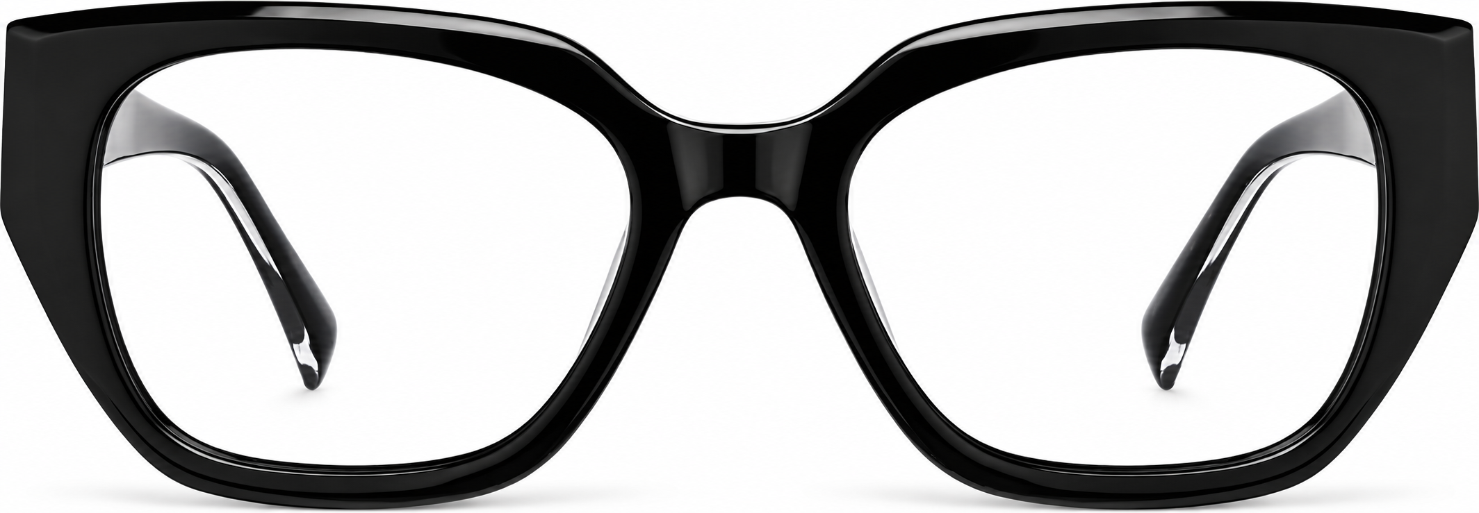 Black Cat-Eye Glasses · Black · reference
