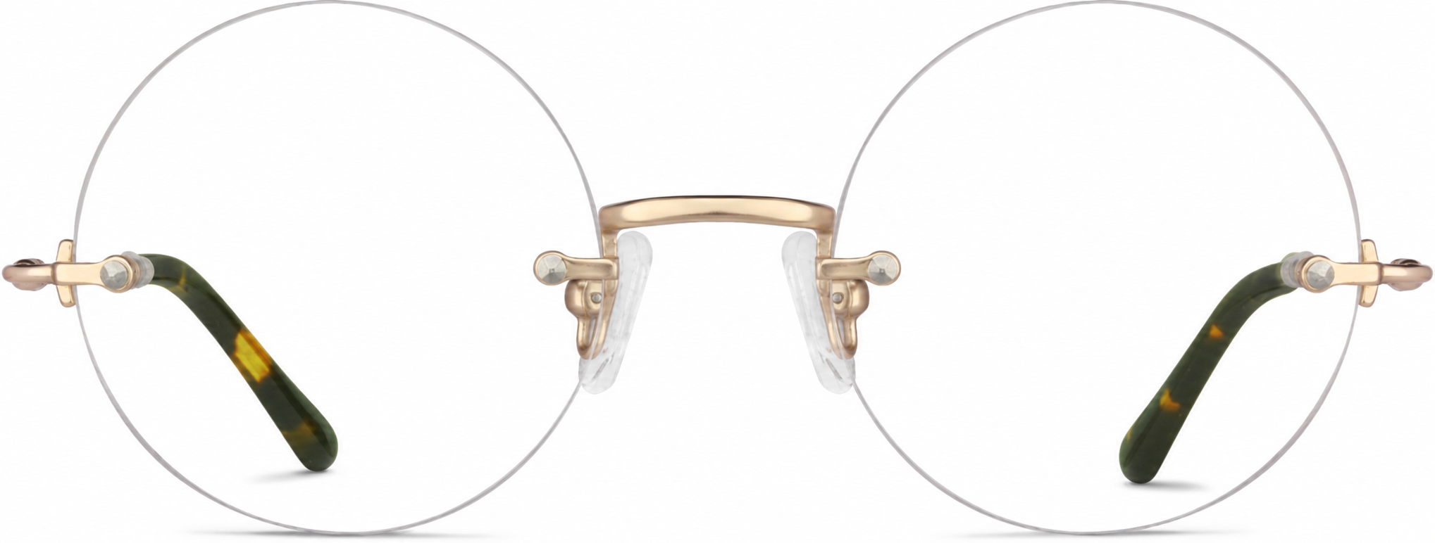 Gold Rimless Glasses · Gold · reference