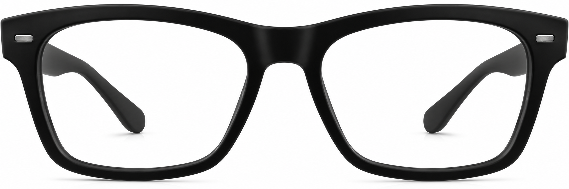Black Square Glasses · Black · reference