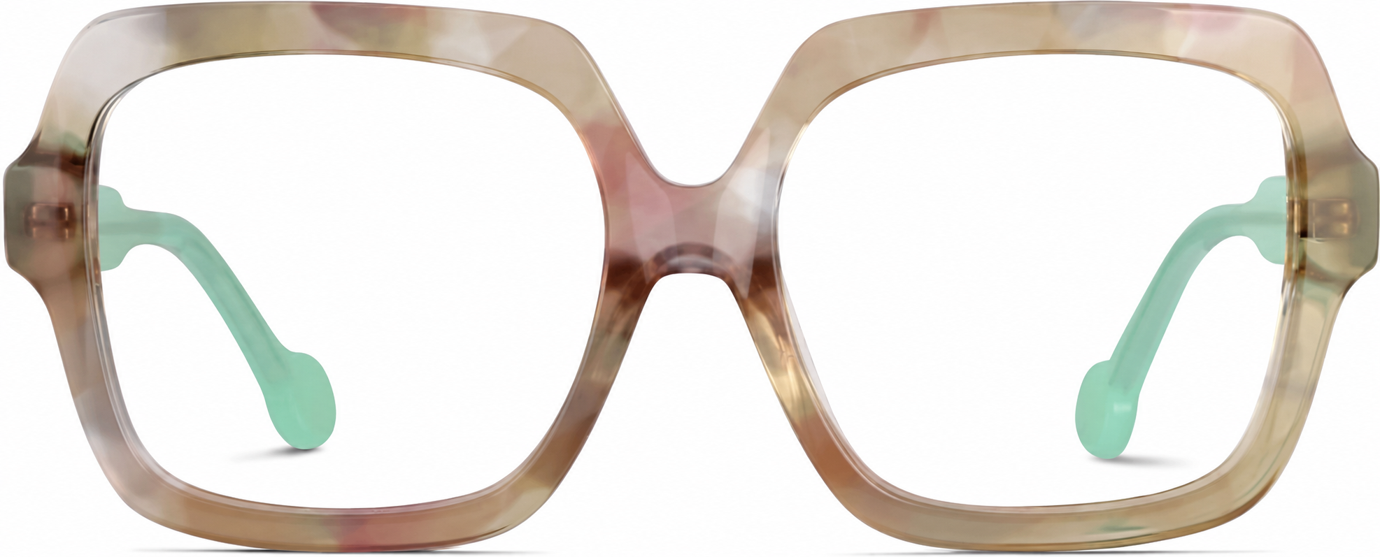 Beige Kids' Square Glasses · Beige · reference