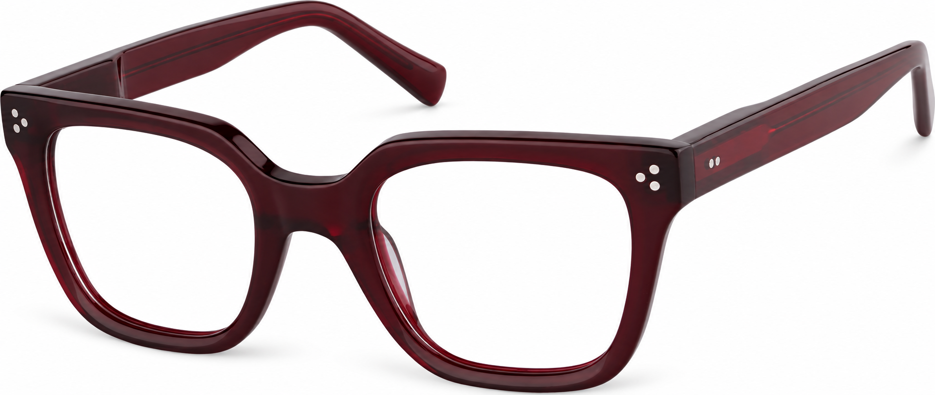 Red Square Glasses · Red · reference