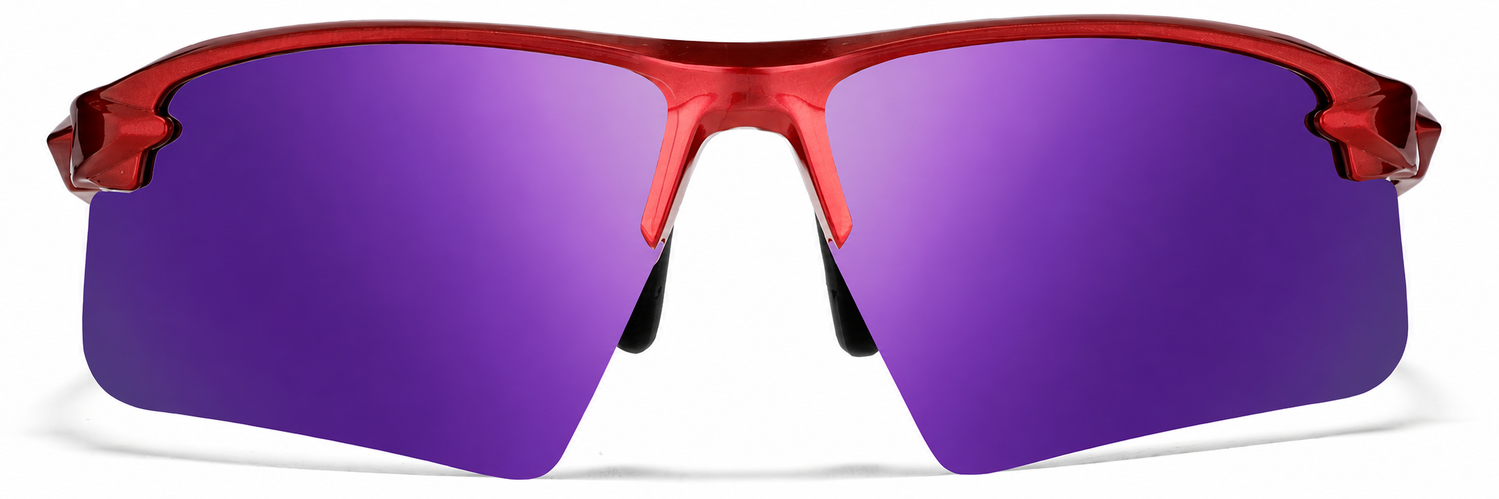 Red Zunnies - Wrap-Around Sports Sunglasses (Larger Lenses) · Red · reference