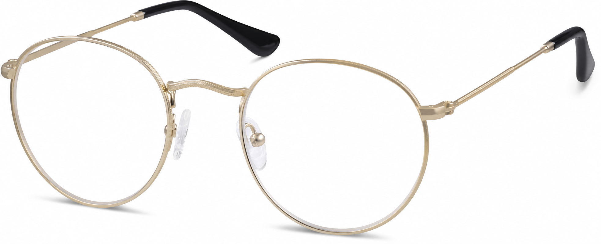 Premium Round Sunglasses · Gold · reference
