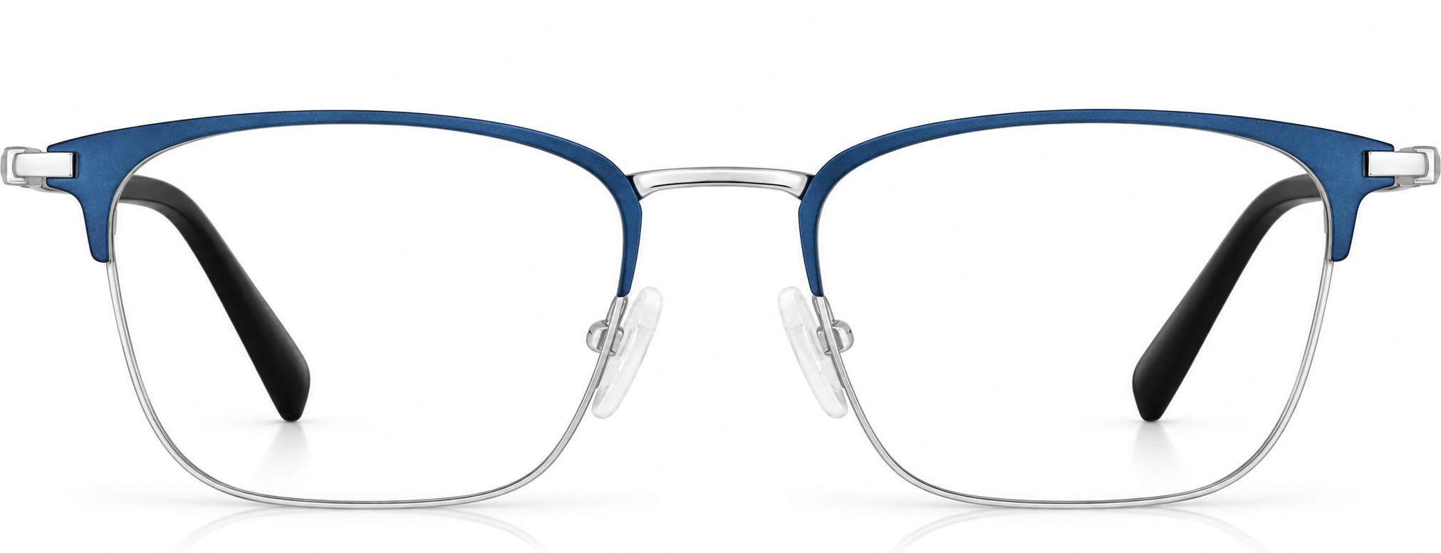 Blue Browline Glasses · Blue · reference
