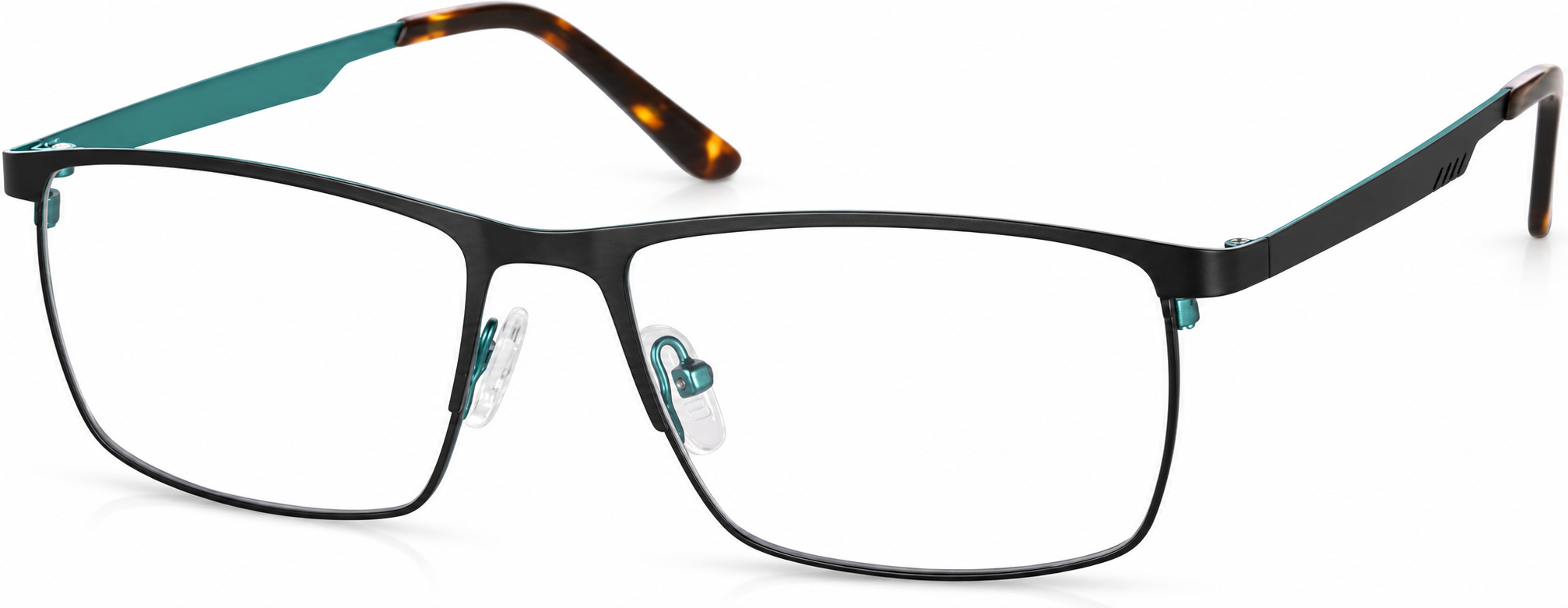 Black Rectangle Glasses · Black · reference