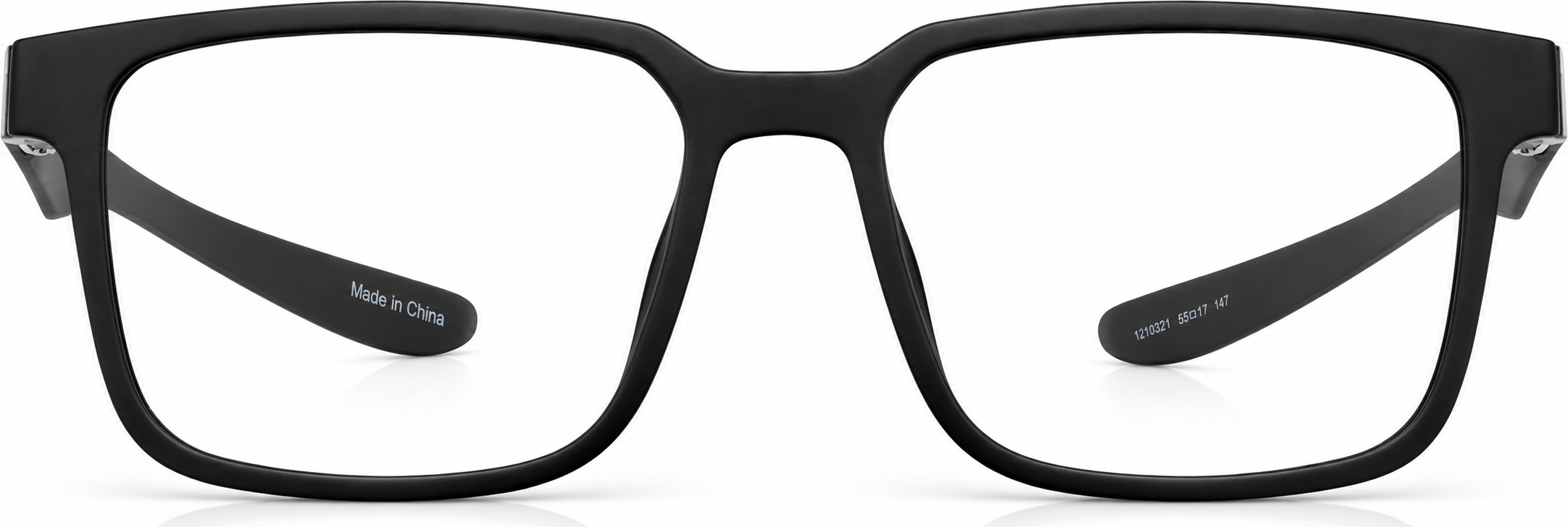 Black OptiFlex® Square Glasses · Black · reference