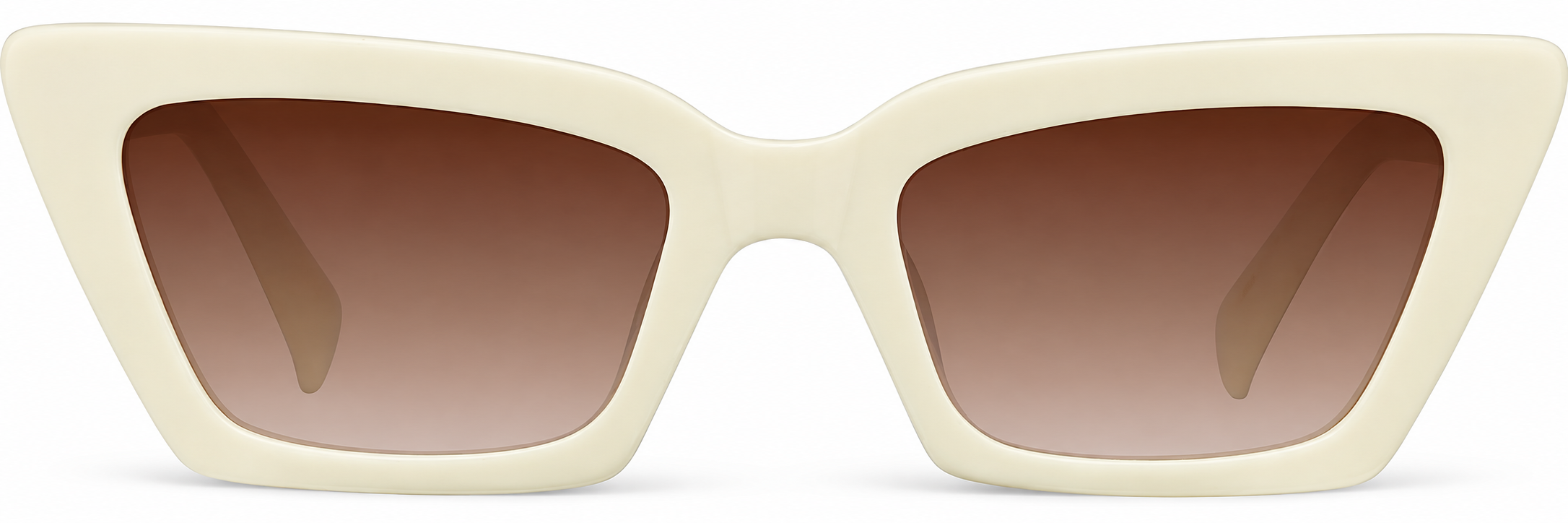 Cream Cat-Eye Sunglasses · Cream · reference