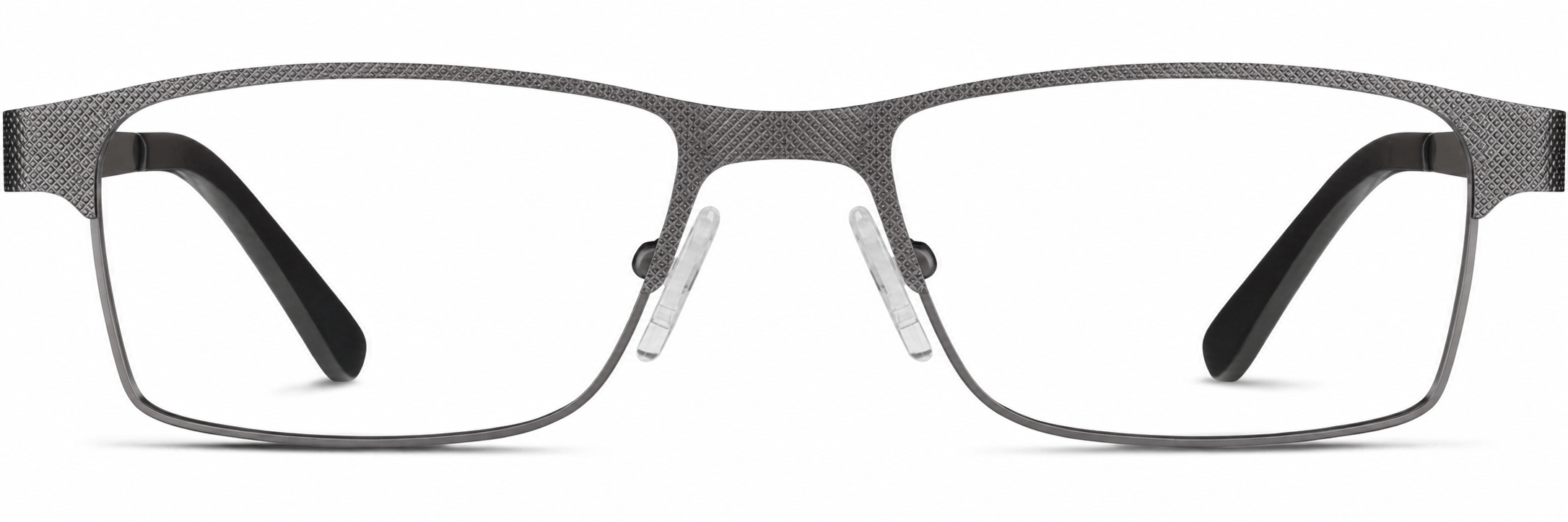 Gray Rectangle Glasses · Gray · reference