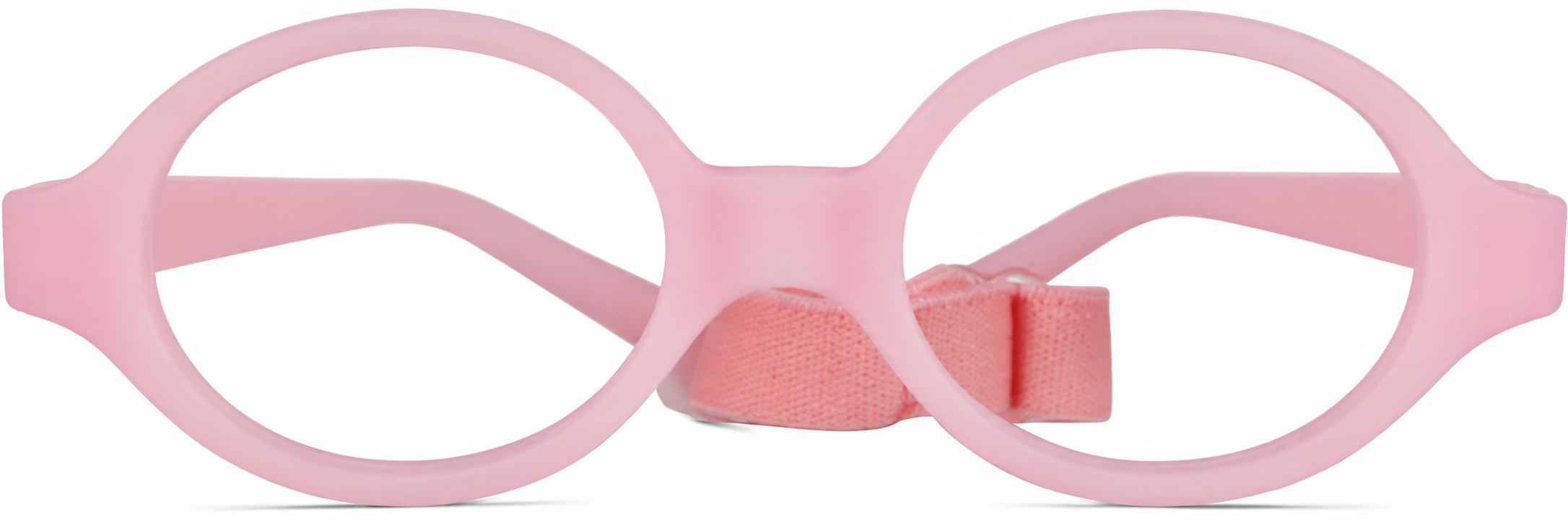 Pink Kids' Flexible Round Glasses · Pink · reference
