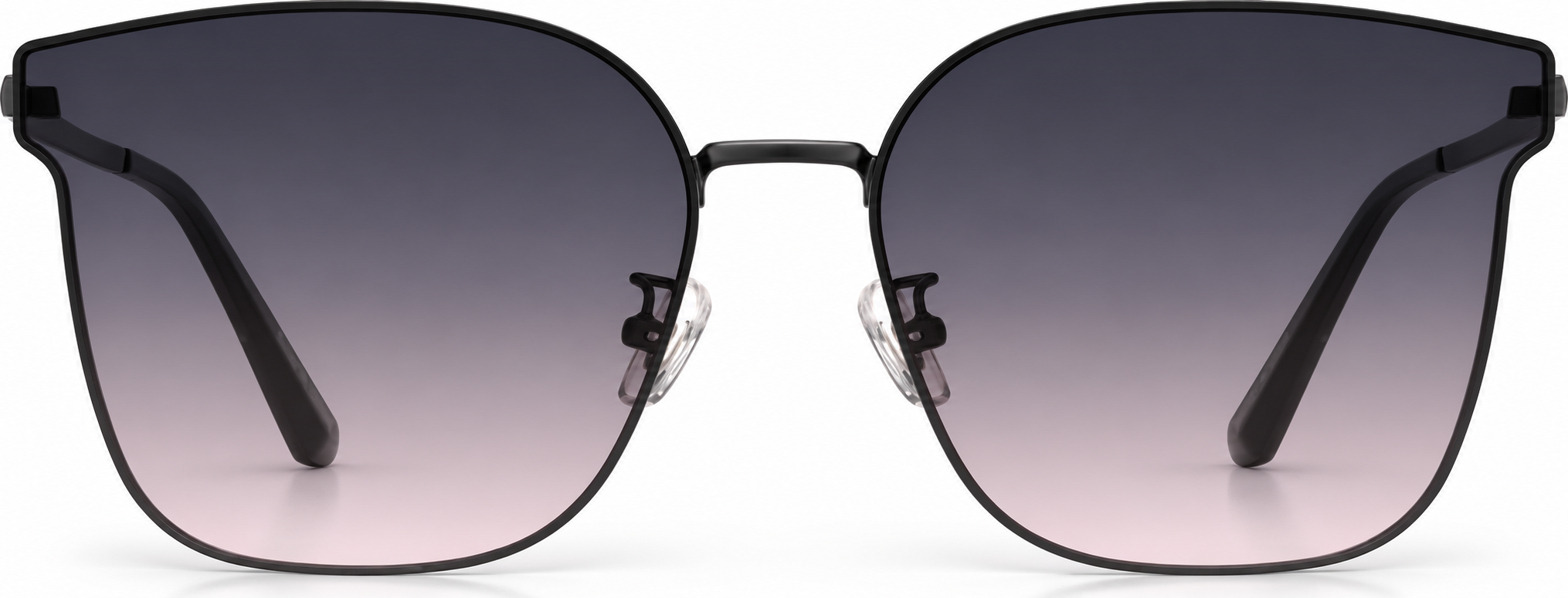 Black Square Sunglasses · Black · reference