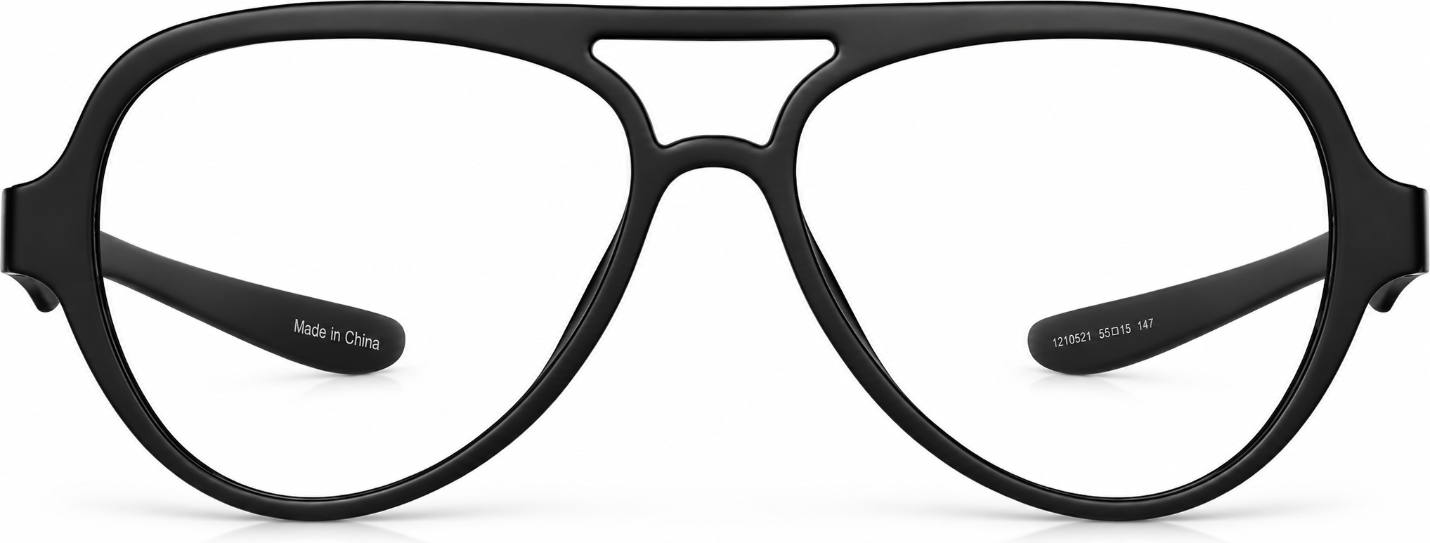 Black OptiFlex® Aviator Glasses · Black · reference
