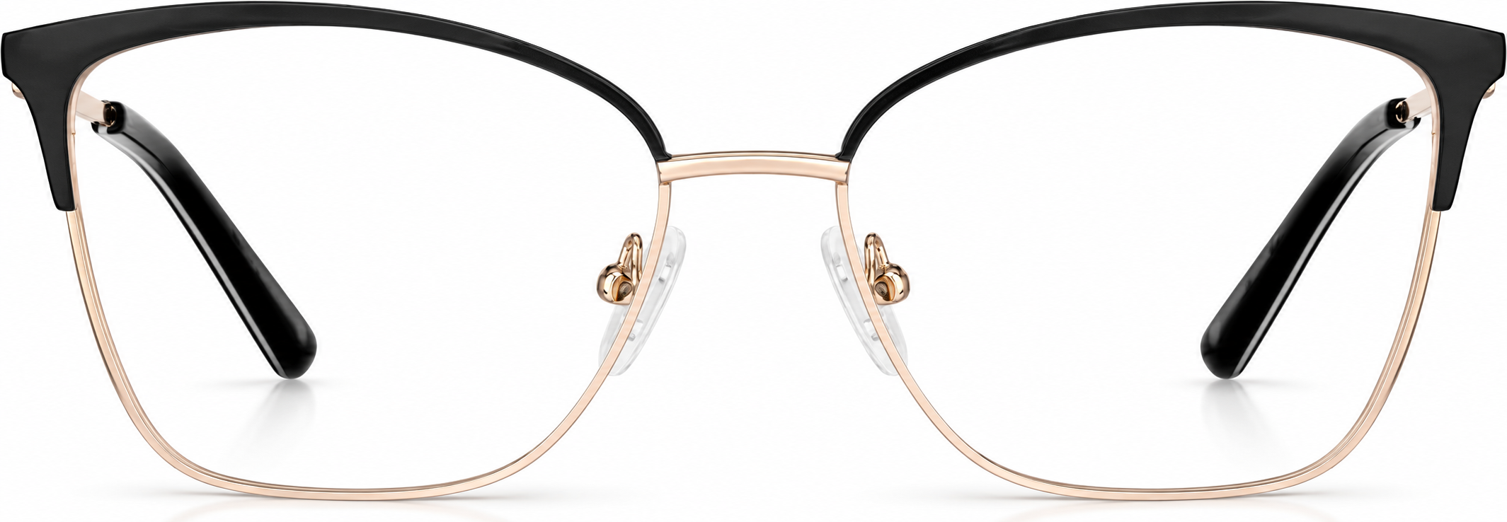 Black Cat-Eye Glasses · Black · reference
