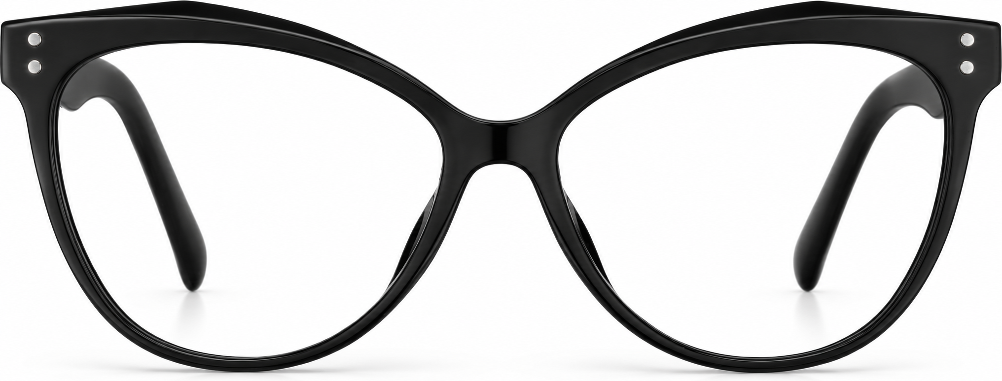 Black Cat-Eye Glasses · Black · reference