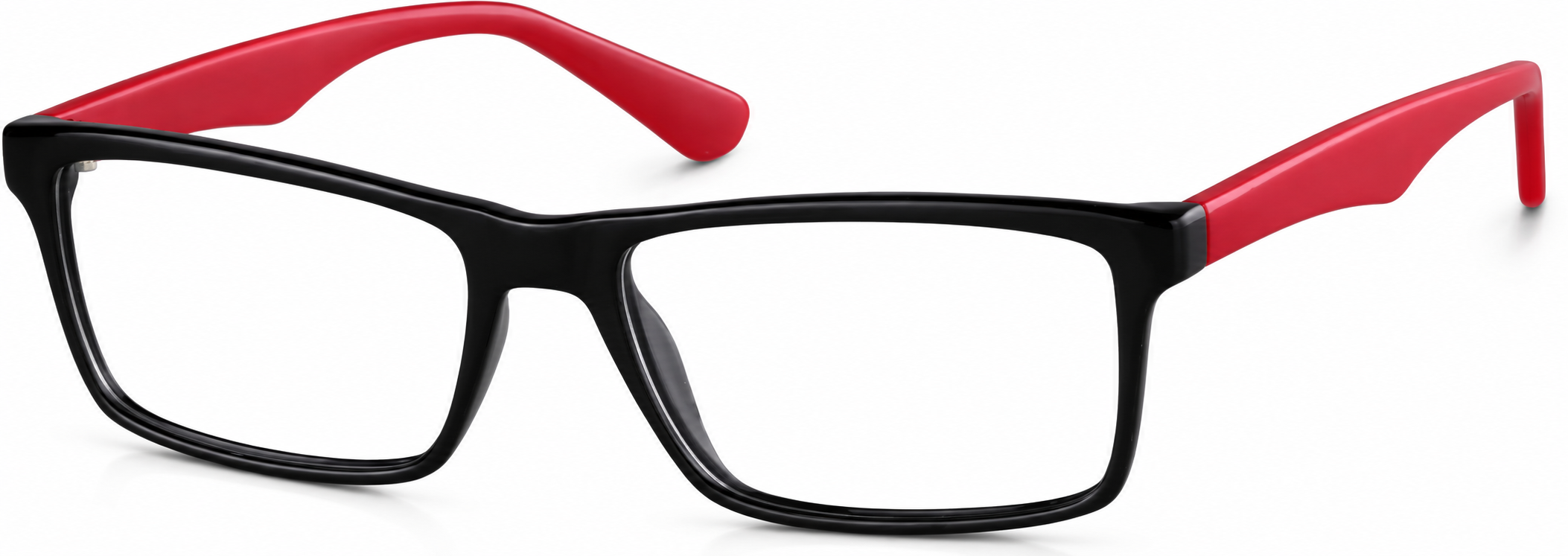 Black Rectangle Glasses · Black · reference