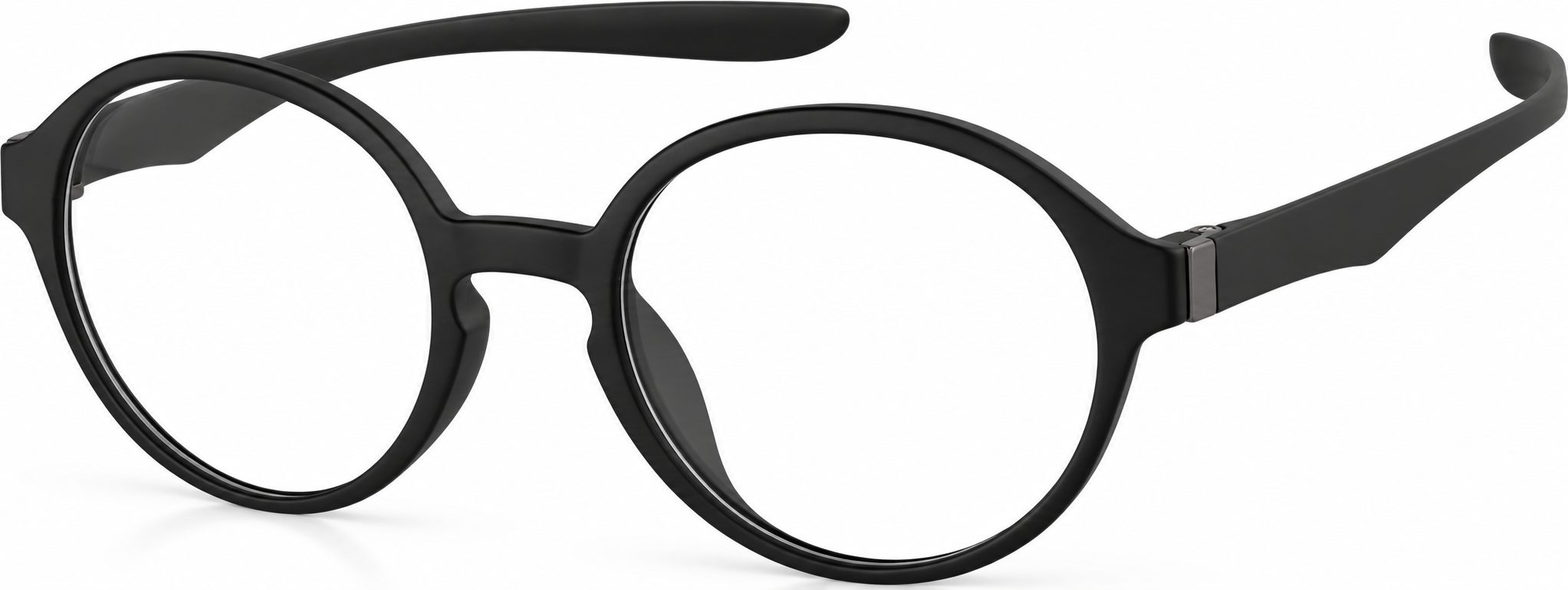 Black Kids' OptiFlex® Round Glasses · Black · reference