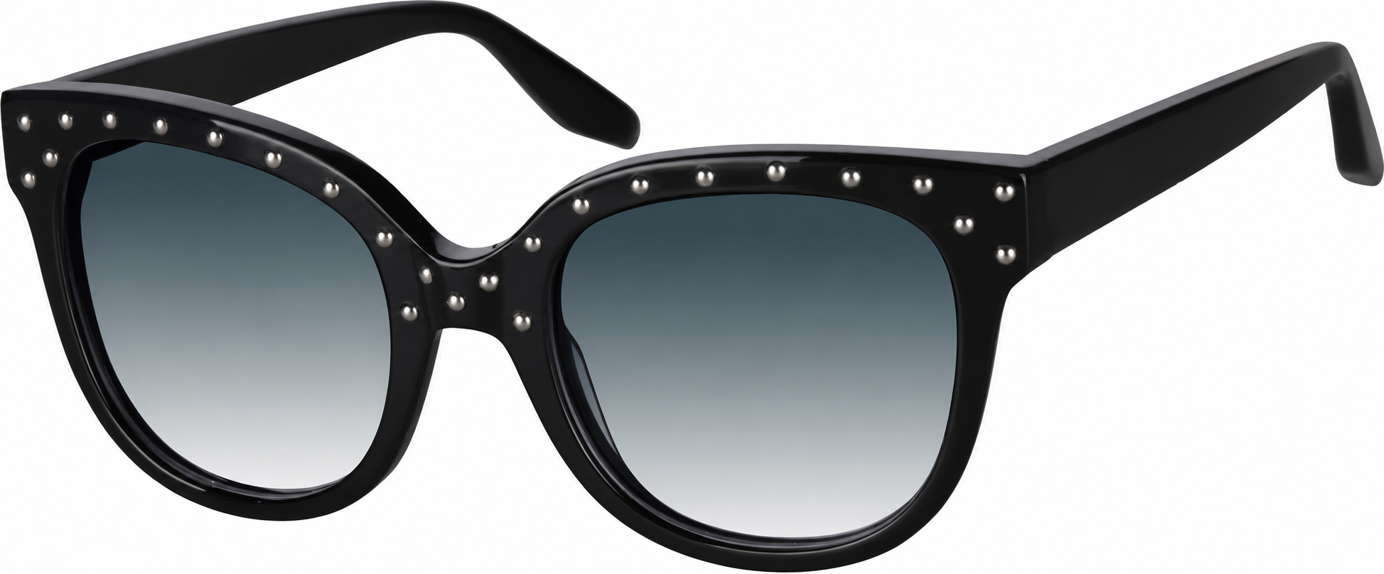 Premium Cat-Eye Sunglasses · Black · reference