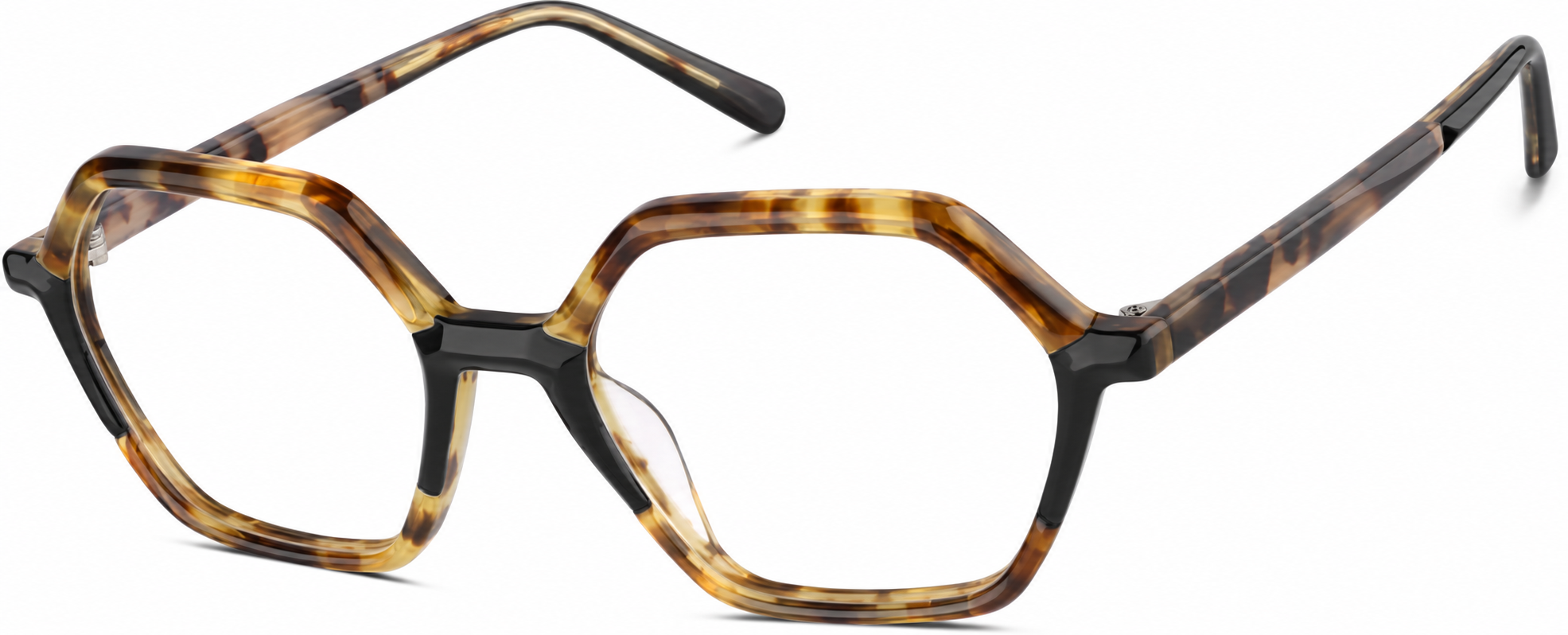 Tortoiseshell Premium Geometric Glasses · Tortoiseshell · reference