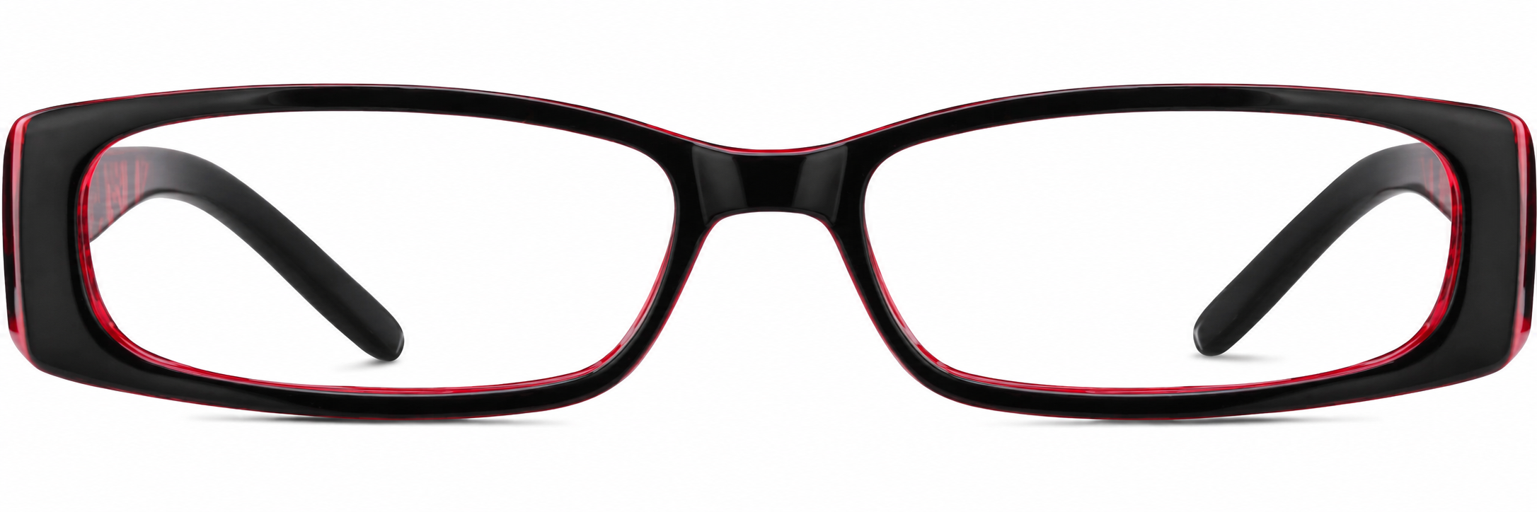 Red Rectangle Glasses · Red · reference