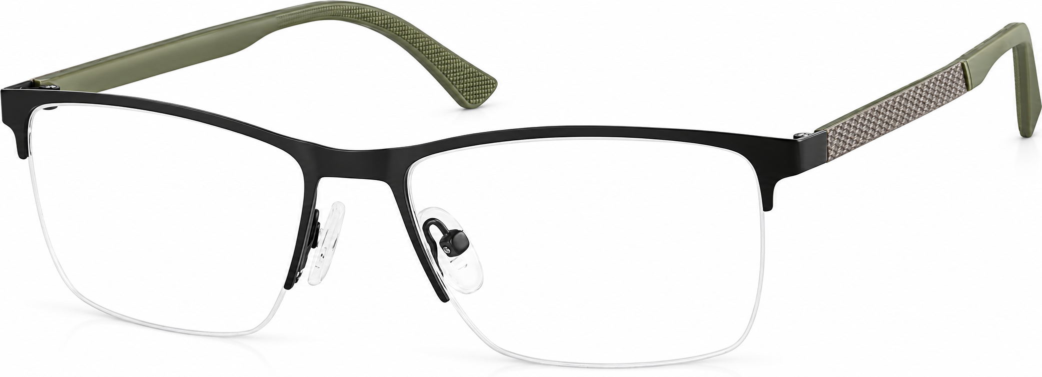 Black Rectangle Glasses · Black · reference