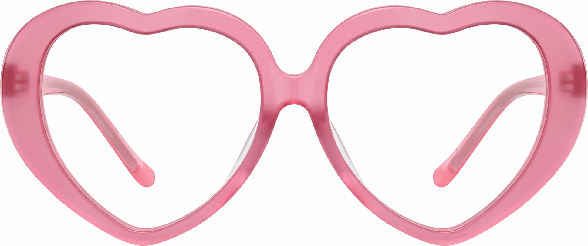 Pink Kids' Heart-Shaped Glasses · Pink · reference