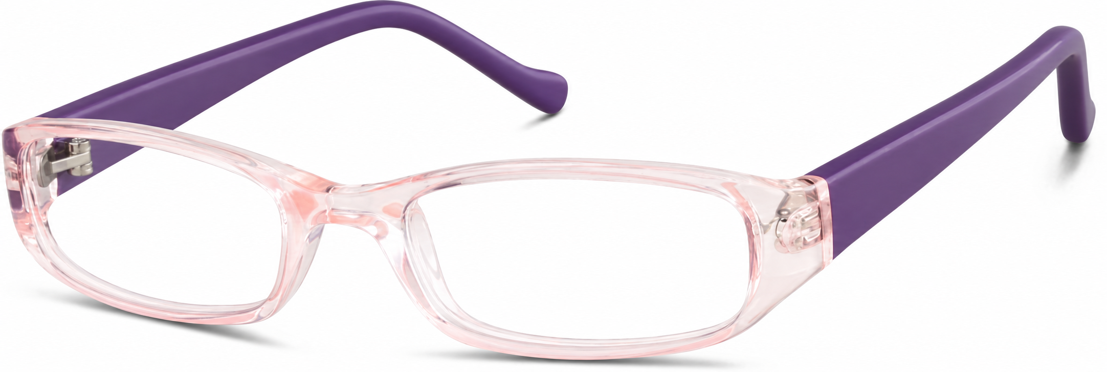 Purple Kids’ Rectangle Glasses · Purple · reference