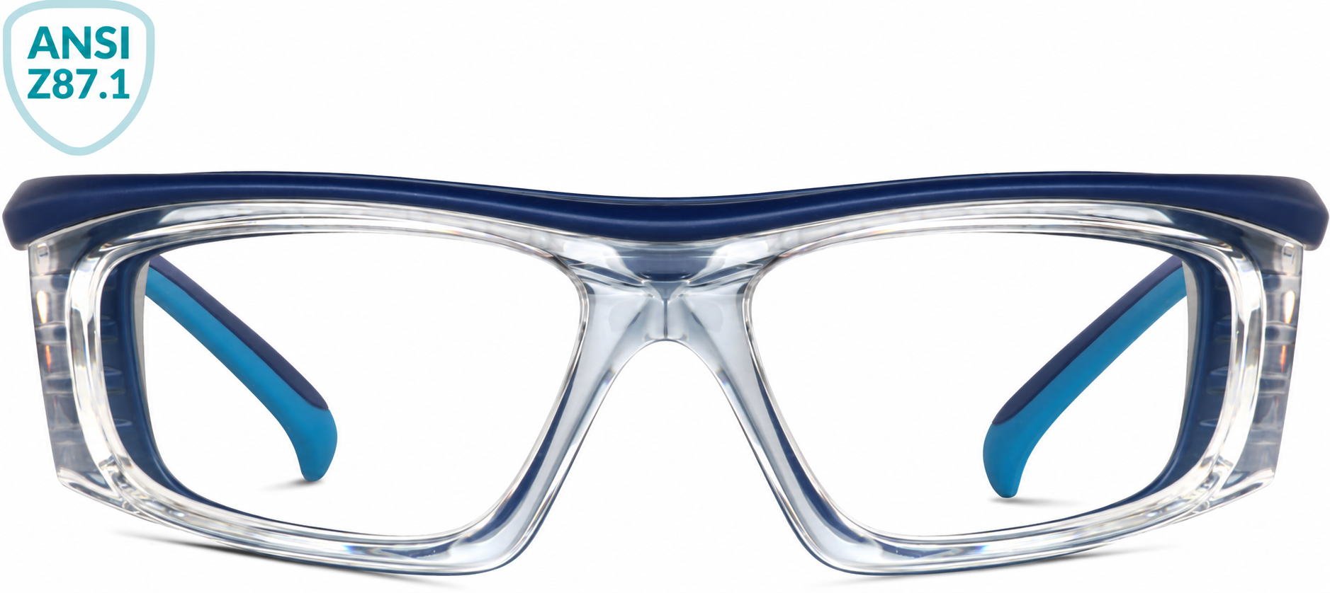 Blue Z87.1 Safety Glasses · Blue · reference