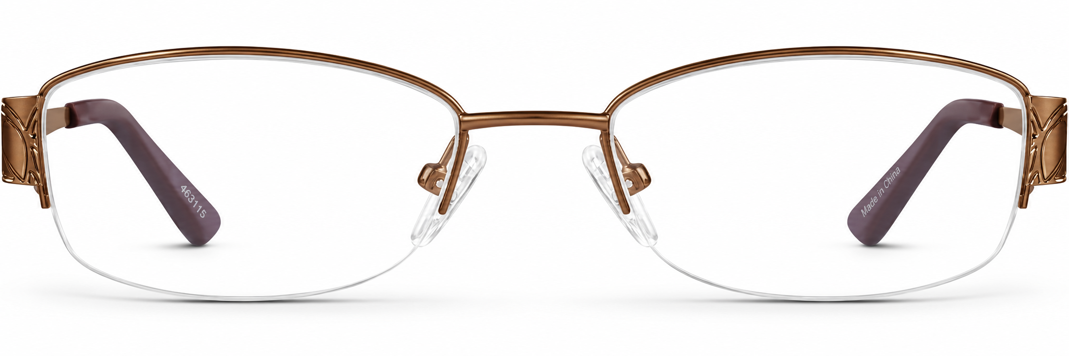 Brown Oval Glasses · Brown · reference